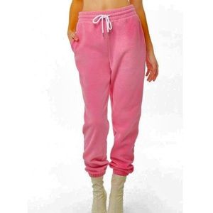 🤍🌸Pink Drawstring Fleece Sweatpants🌸🤍